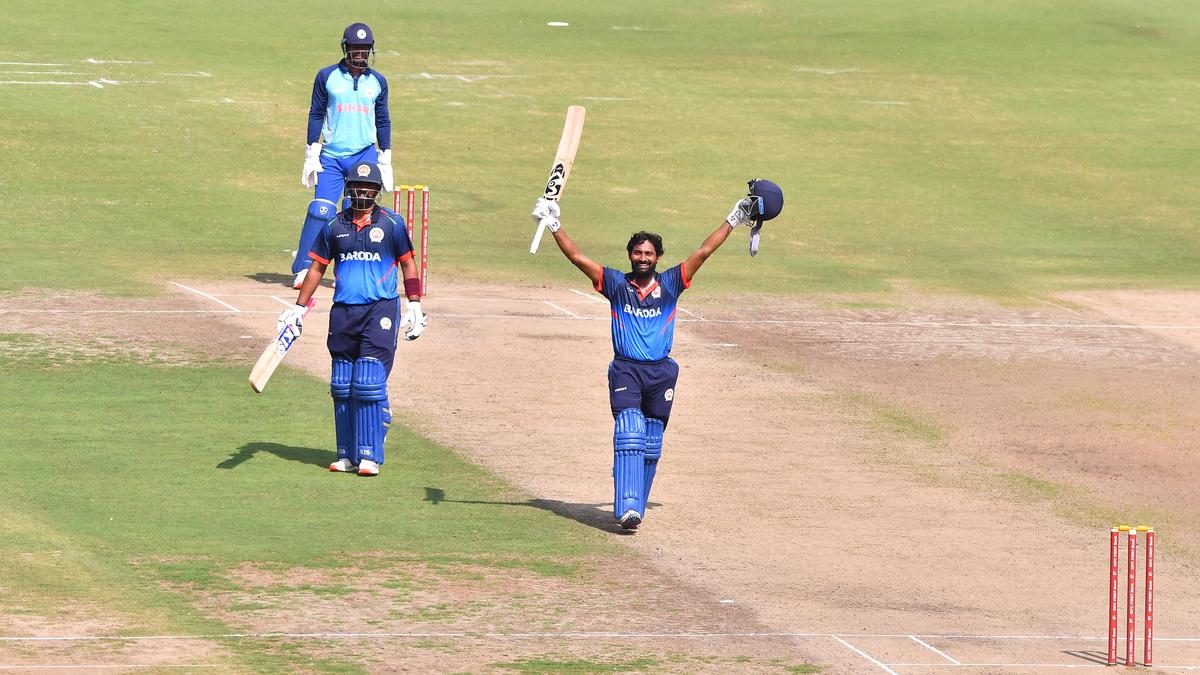 Vijay Hazare Trophy: Vishnu Solanki’s century powers Baroda to victory against Bihar